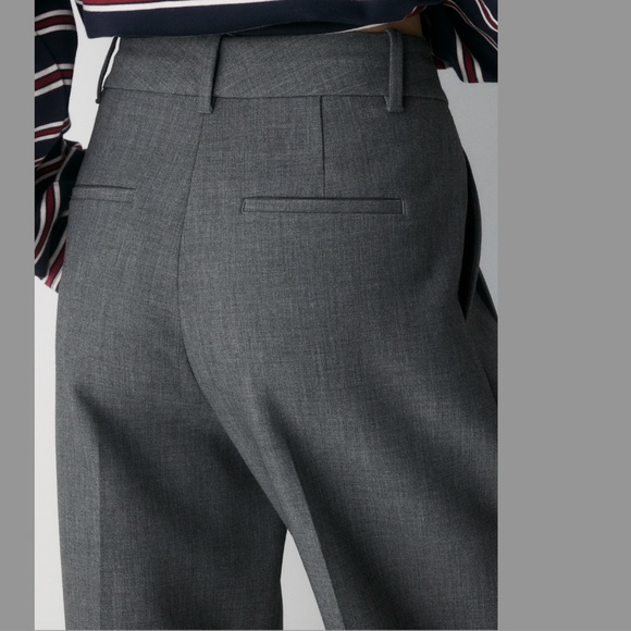 Aritzia Effortless Pants Size 4 in Heather Charcoal NWT - Picture 5 of 10